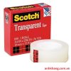 Băng keo 1 mặt 3M 600, 3M Scotch Transparent Tape 600 (Sản phẩm tiêu dùng)