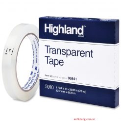 Băng keo 1 mặt 3M Highland Transparent Tape 5910