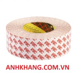 Băng keo 2 mặt siêu dính chịu nhiệt cao 3M 9088 High Perfomance Double Coated Tape dày 0.21mm 5mm x 50m