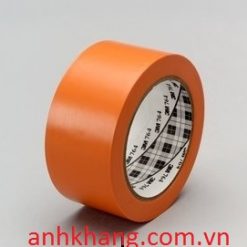 Băng keo dán nền 3M 764 màu cam, 3M Orange Vinyl Tape 764