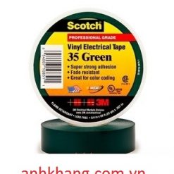 3M 35 19mmx20.1m - Băng keo điện Xanh Lá 3M ScotchVinyl Electrical Tape 35 Green