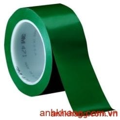Băng keo dán nền 3M 471 màu xanh lá, 3M green Vinyl Tape 471
