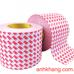 Băng Keo Giấy Tráng Kép 3M™ 55236, 1200 mm x 50 m, 1 Cuộn/Hộp